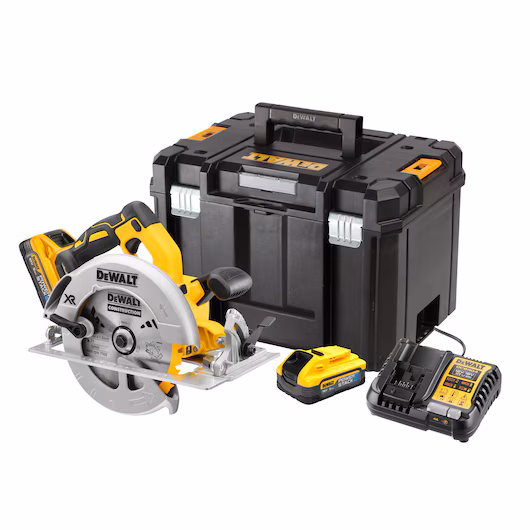 Pilarka tarczowa akumulatorowa 184 mm 18V XR 2x5,0Ah DeWalt DCS570H2T-QW - obrazek 5