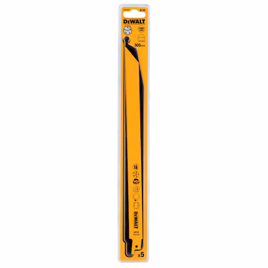 Brzeszczot bimetalowy do piły szablastej 305 mm 14 TPI DeWalt DT2355 (5 szt.) - obrazek 2