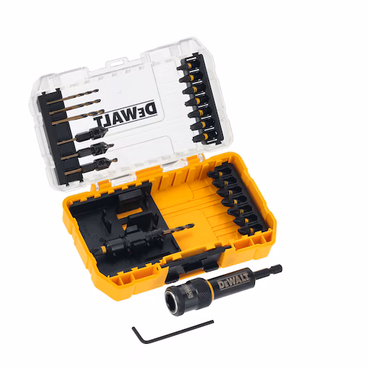 Zestaw bitów i wierteł z pogłębiaczami obróć i pracuj DeWalt DT70779T-QZ