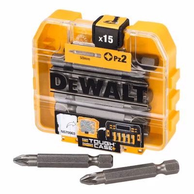 Końcówka wkrętakowa Bit PZ2X50 DeWalt 15 szt. DT7912