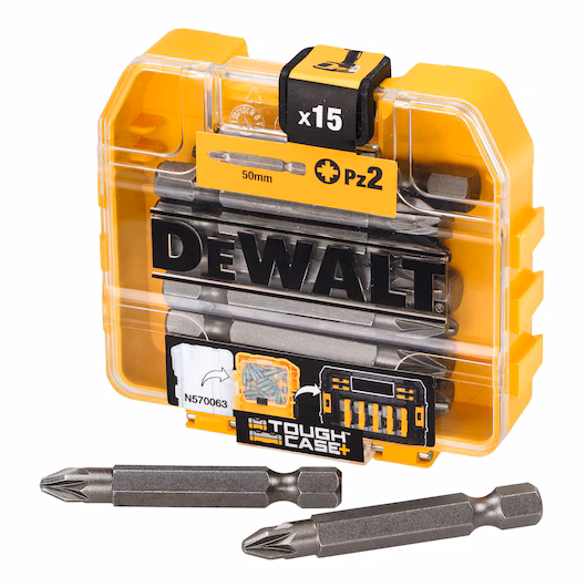 Końcówka wkrętakowa Bit PZ2X50 DeWalt 15 szt. DT7912