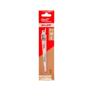MILWAUKEE BRZESZCZOT DO DREWNA 150mm / 5TPI 5 SZT.