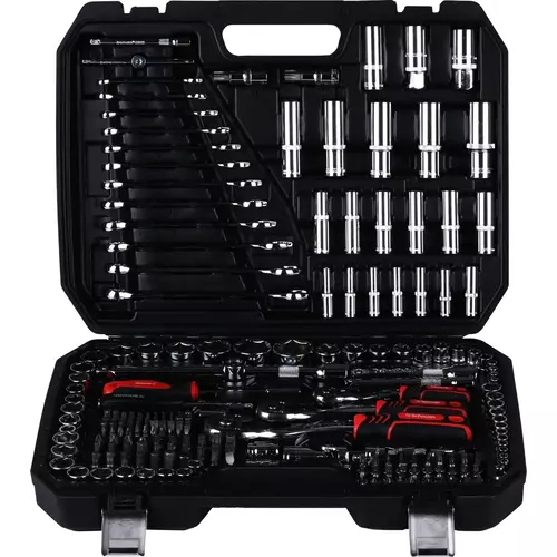 Komplet kluczy nasadowych 215 szt. Schmith SQN-215 - obrazek 2