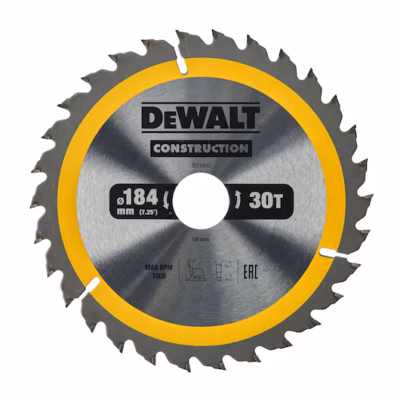 Tarcza pilarska do drewna 184 x 30 mm 30T DeWalt DT1942-QZ