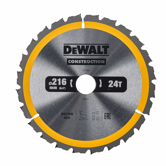 Tarcza pilarska do drewna 216 x 30 mm 40T DeWalt DT1952-QZ
