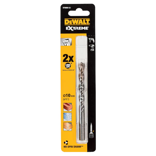 Wiertło do betonu EXTREME (uchwyt walcowy) 10 x 120 mm DeWalt DT6685-XJ
