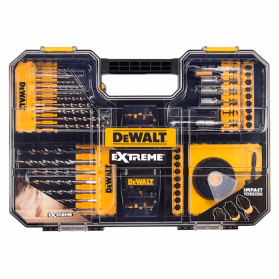Zestaw bitów, wierteł i nasadek 100 części DeWalt DT70620T