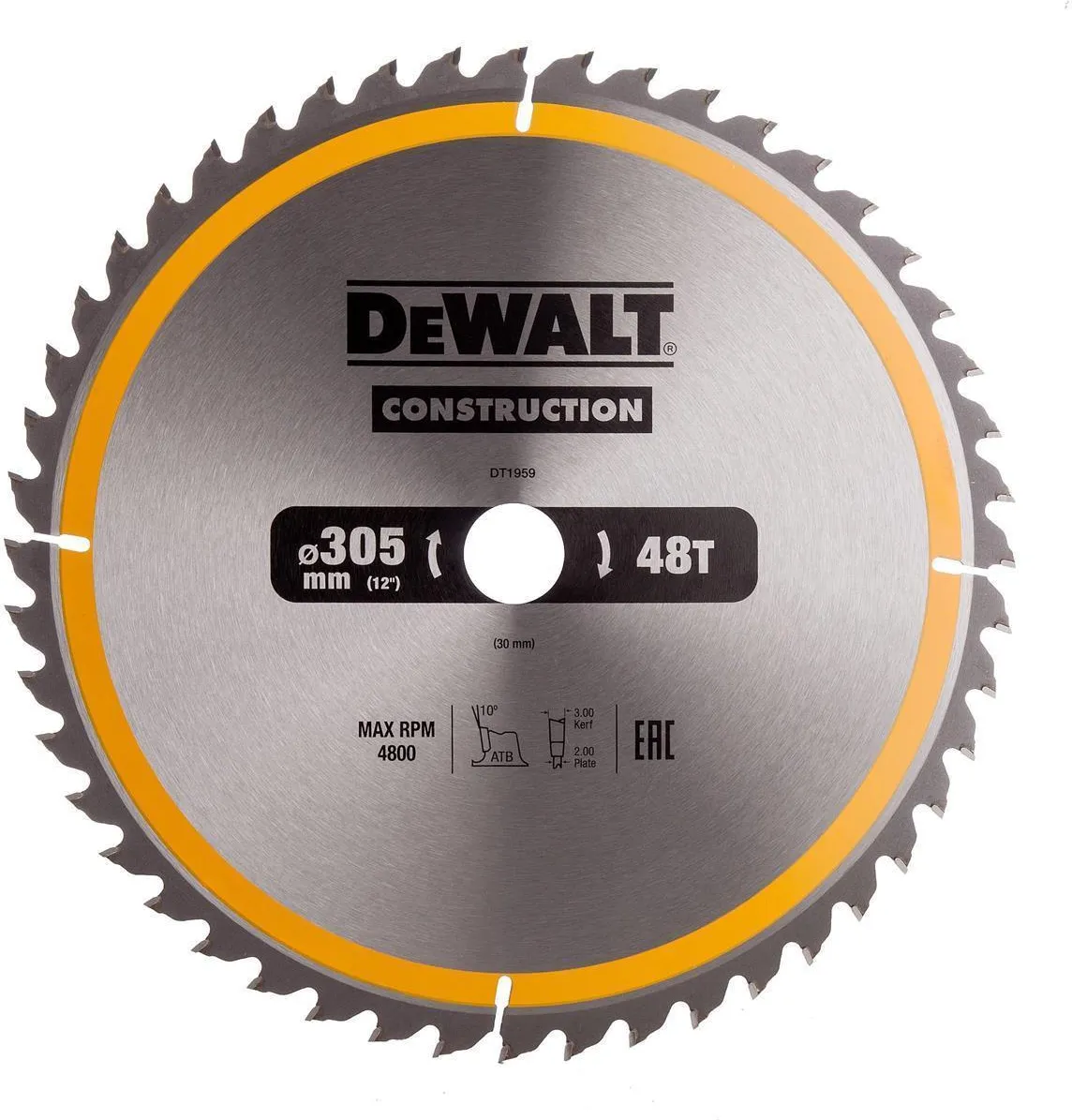 Tarcza do cięcia DeWALT  305X30X48Z DT1959-QZ