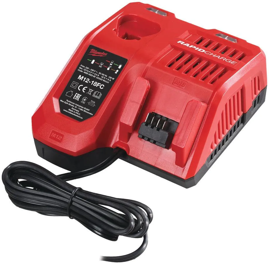 Milwaukee M12-18 FC Ładowarka akumulatorów li-ion 12V 18V 4932451079