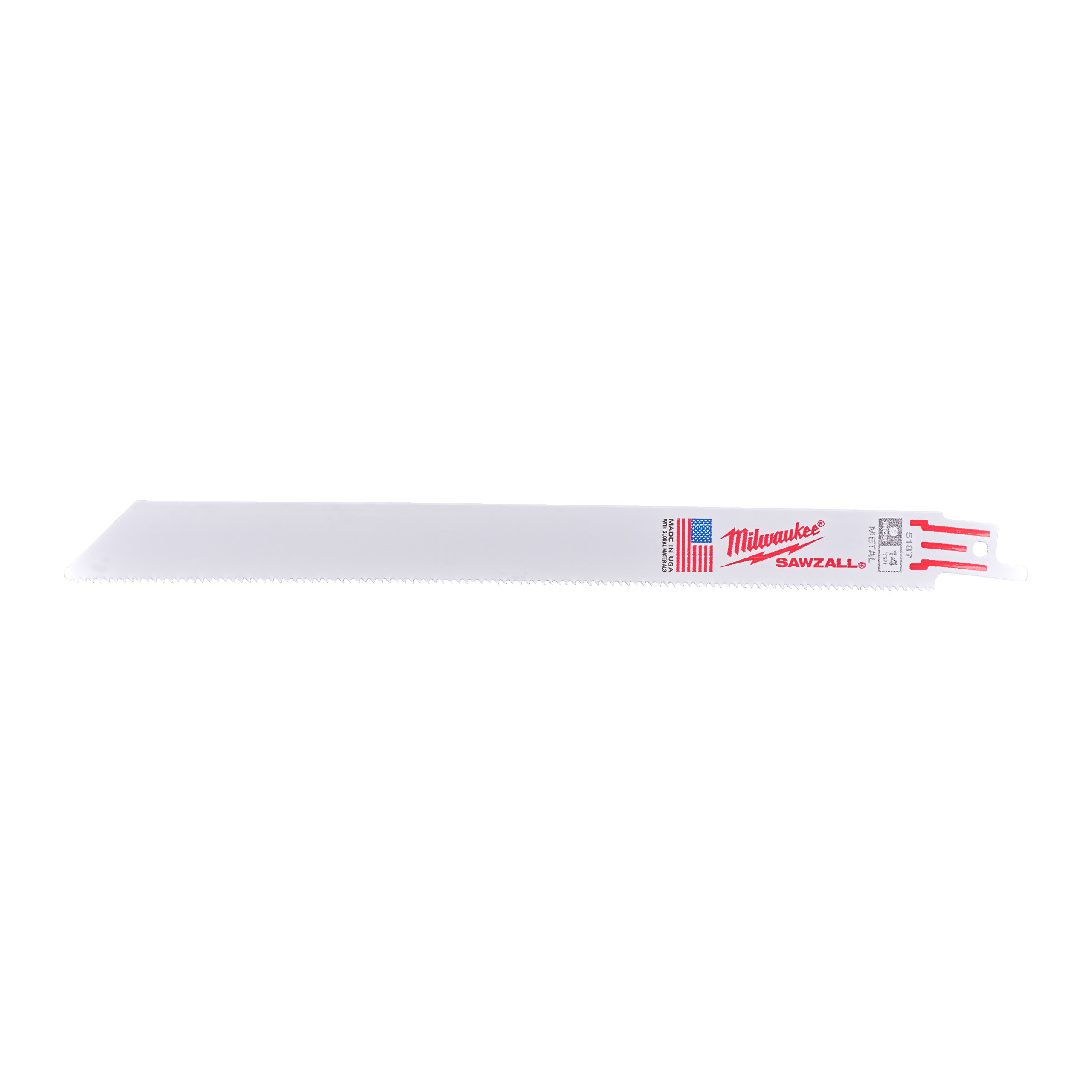 Brzeszczot THIN KERF, BI-METAL, CO, 230 mm 14 TPI 5 szt. Milwaukee 48005187