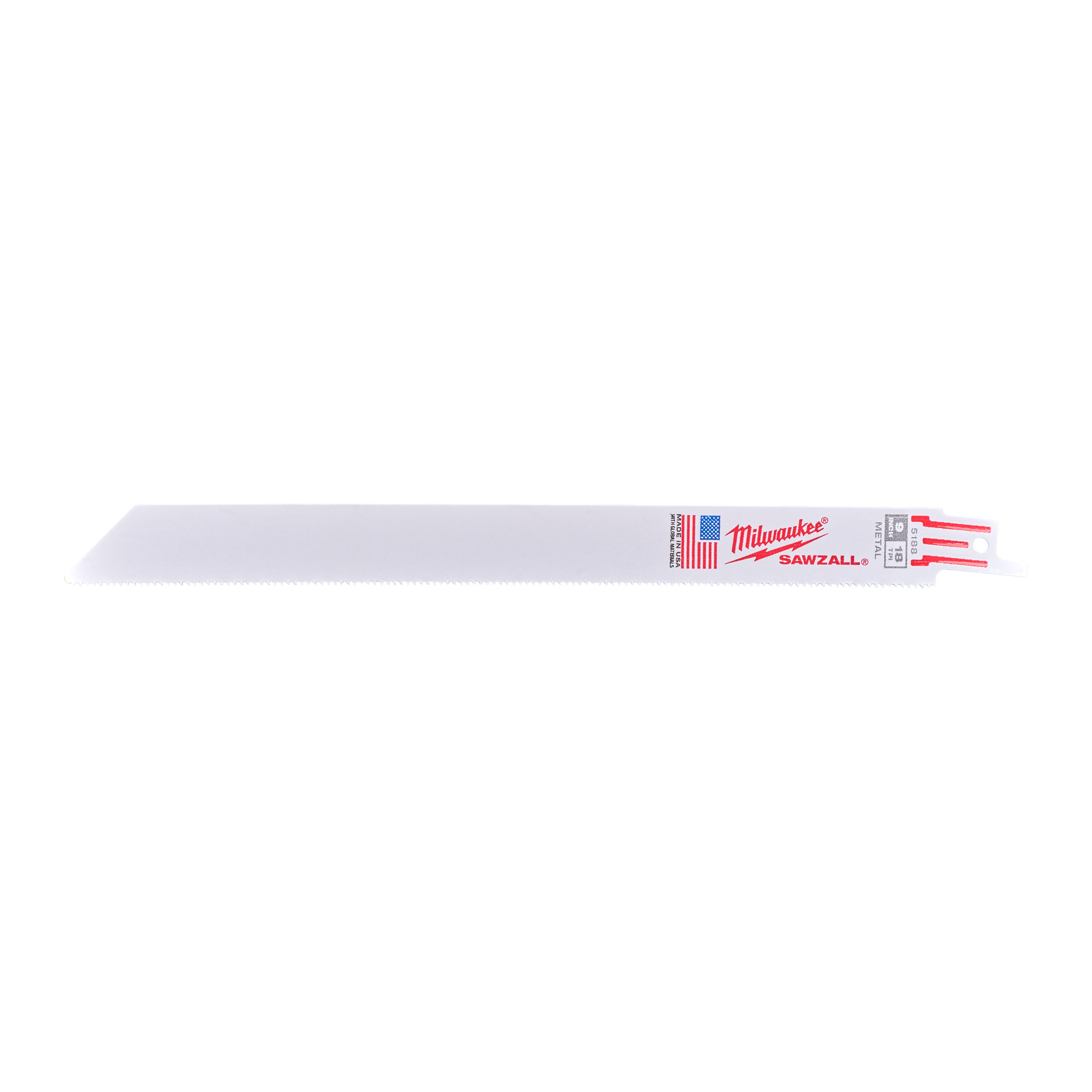 Brzeszczot DO METALU THIN KERF, BI-METAL, CO 230 mm 18 TPI Milwaukee 48005188 1 szt.