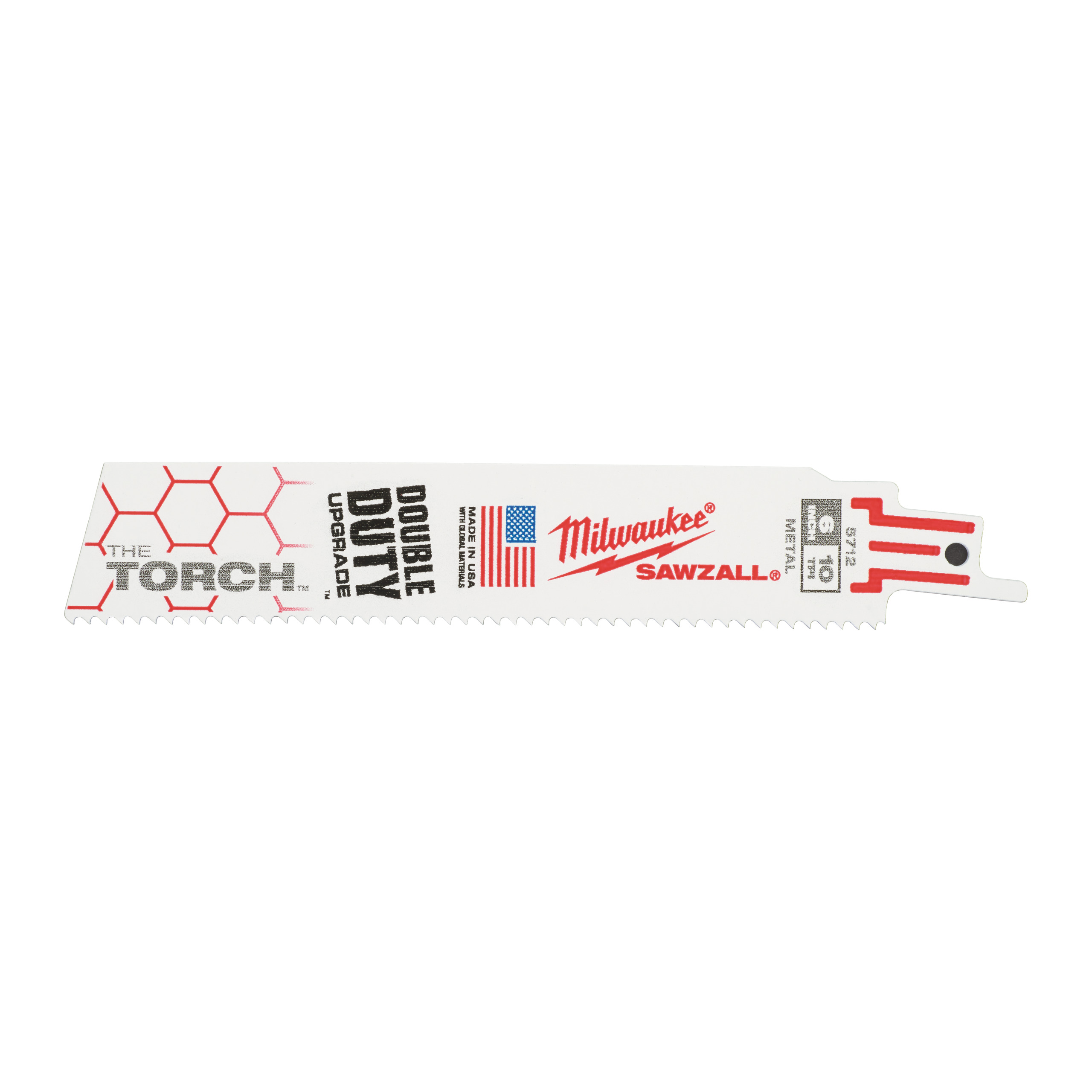Brzeszczot DO METALU DUŻE OBCIĄŻENIA TORCH, BI-METAL, CO, 150 mm 10 TPI  Milwaukee 48005712 5 szt.