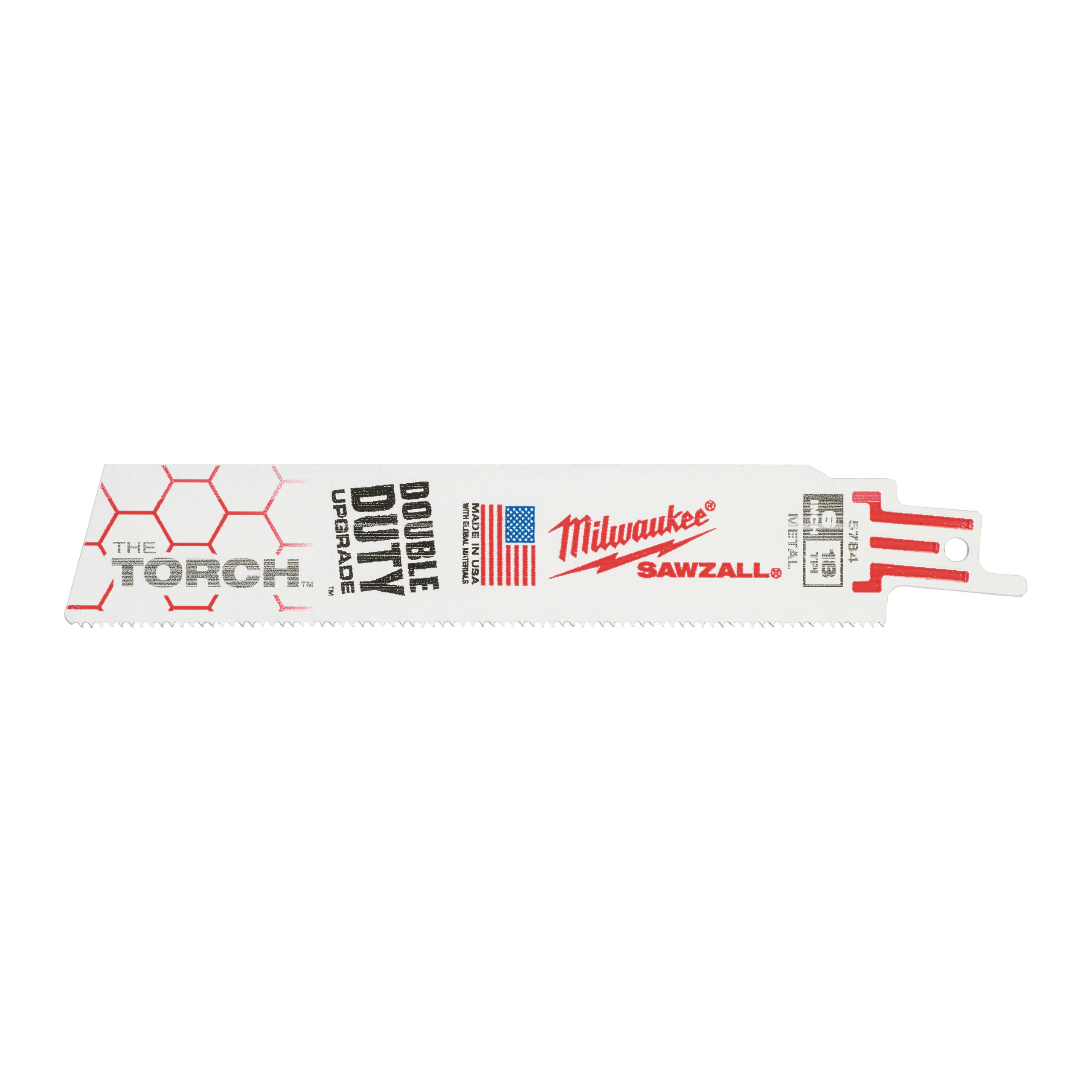Brzeszczot  DO METALU DUŻE OBCIĄŻENIA TORCH, BI-METAL, CO, 150 mm 18 TPI Milwaukee 48005784 5 szt.