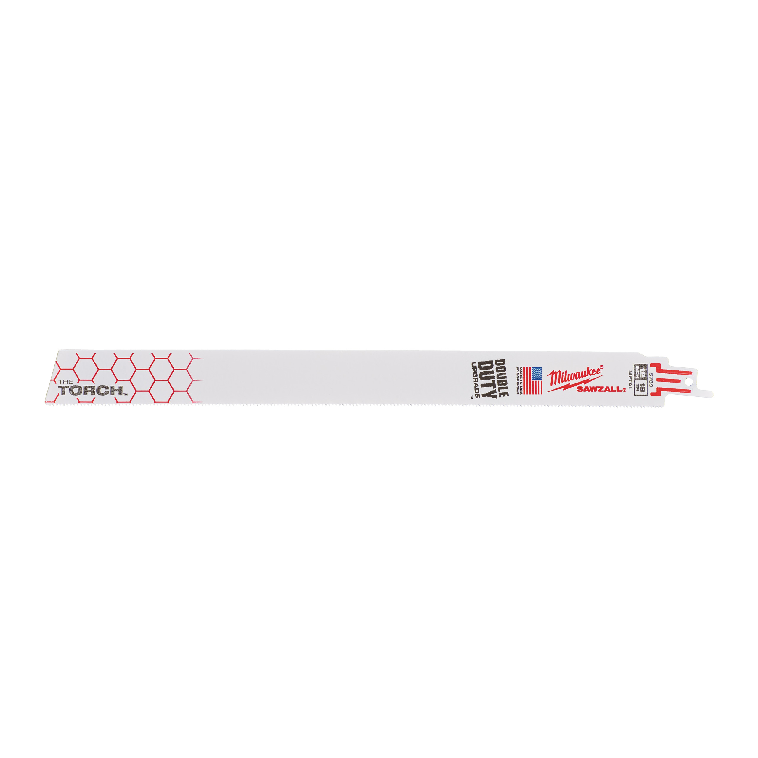 Brzeszczot DO METALU DUŻE OBCIĄŻENIA TORCH, BI-METAL, CO, 300 mm 18 TPI  Milwaukee 48005789 5 szt.