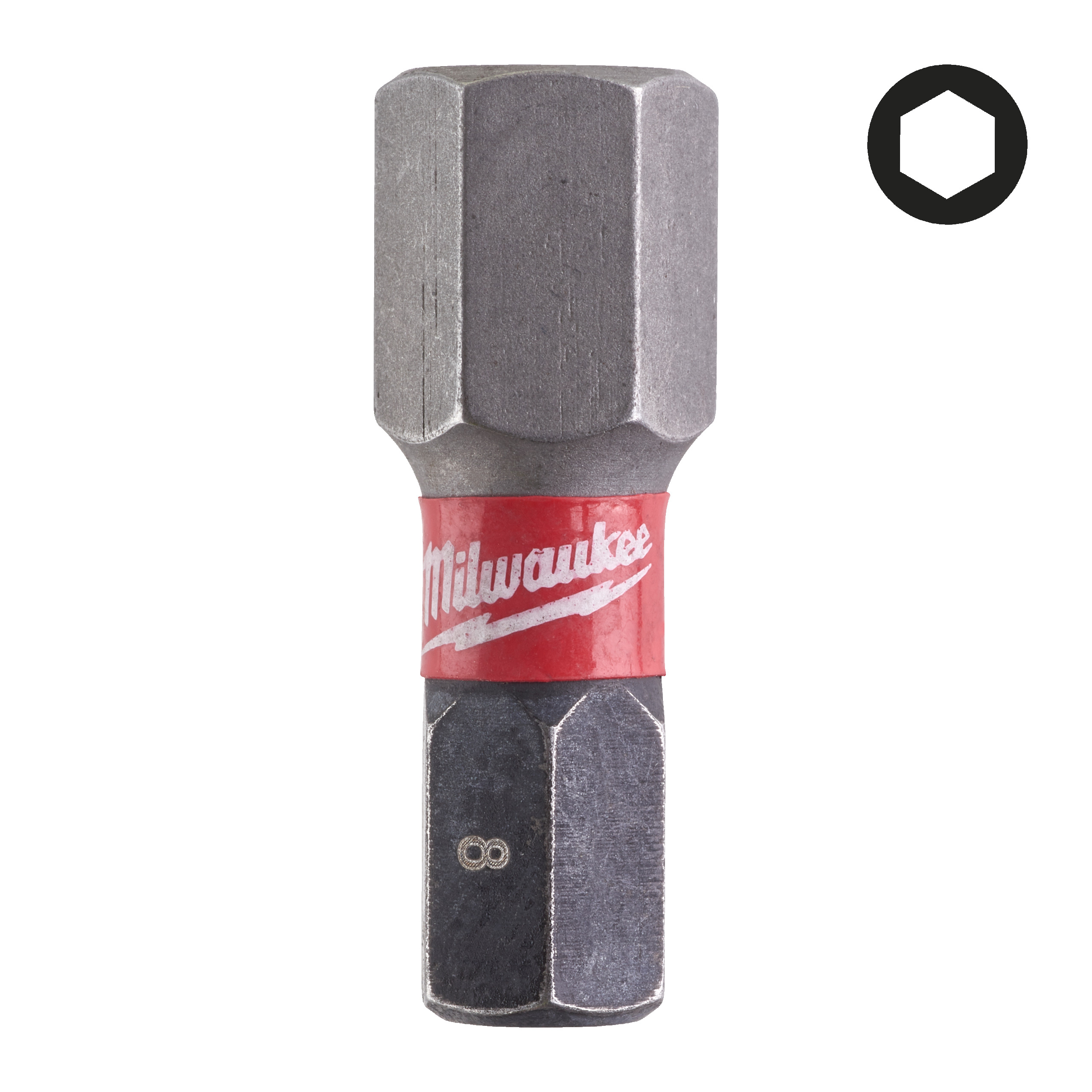 Bit udarowy 6-kątny 8 x 25 mm Milwaukee 4932430898 2 szt.