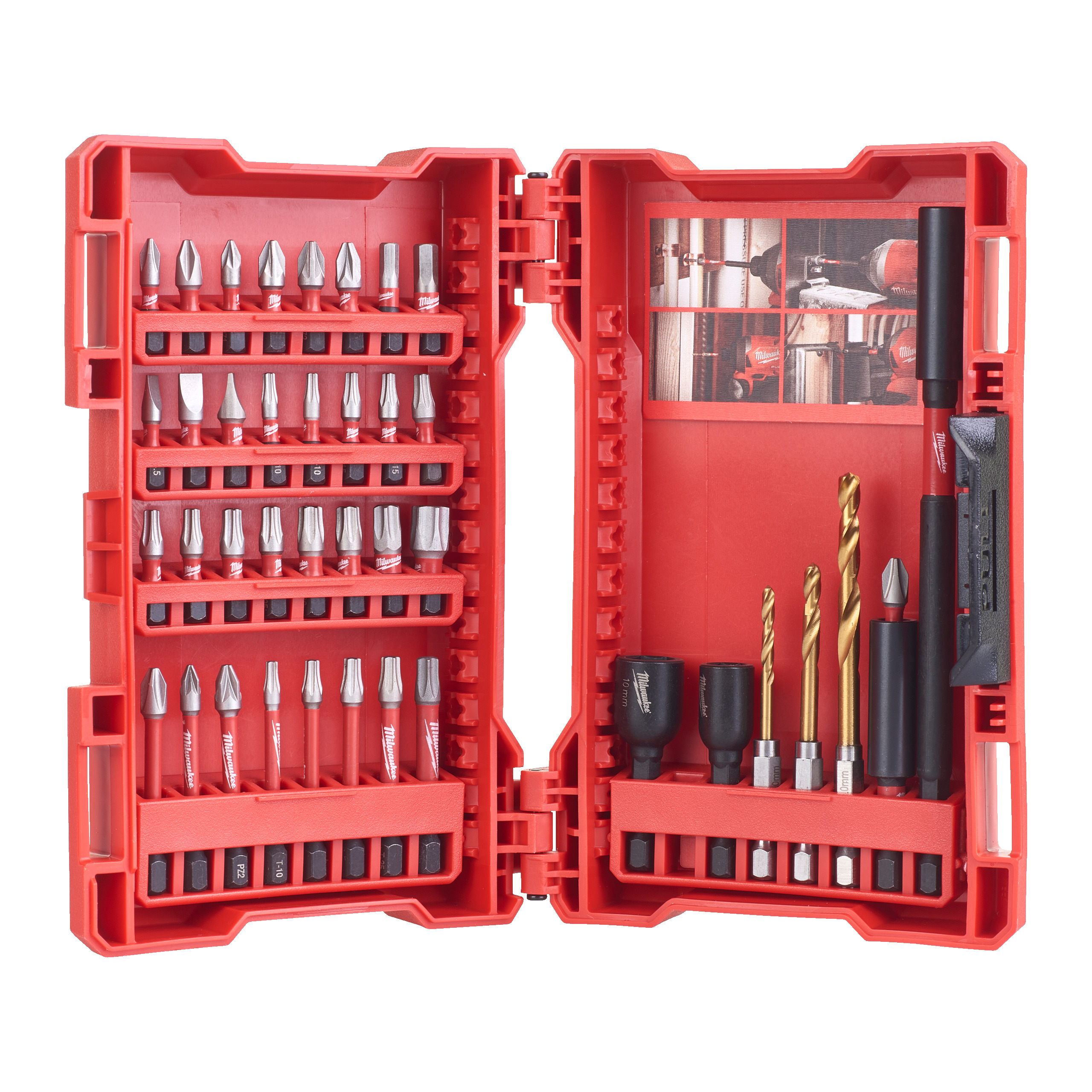 Zestaw bitów wierteł i nasadek 40 szt. Milwaukee 4932430908