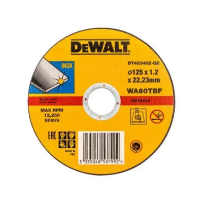 Tarcza do cięcia metalu / INOX 125 x 1,2 mm DeWalt