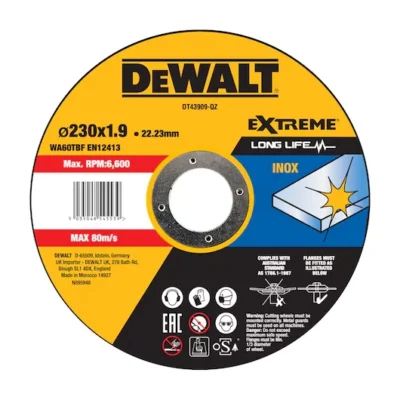 Tarcza do cięcia metalu / INOX 230 x 1,9 mm DeWalt DT43909-QZ