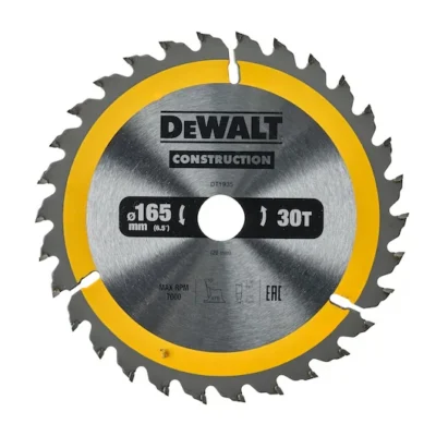 Tarcza pilarska do drewna 165 x 20 mm 30T DeWalt DT1935