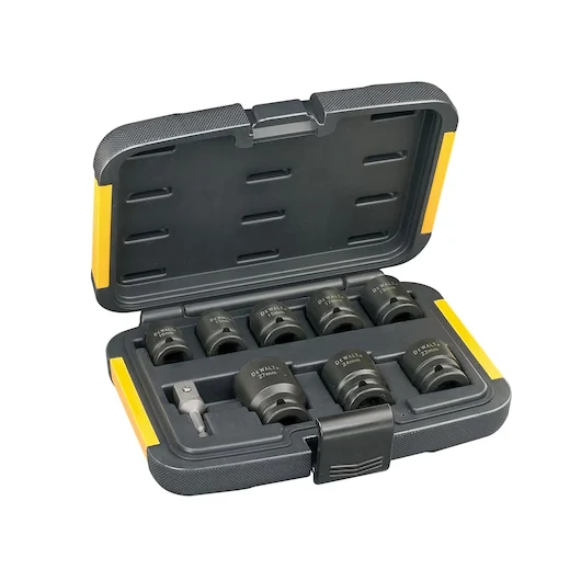 Zestaw nasadek udarowych 1/2 do zakrętarek 9 szt. DeWalt DT7507-QZ