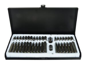KOMPLET KLUCZY TORX CRV 40 ELEMENTÓW