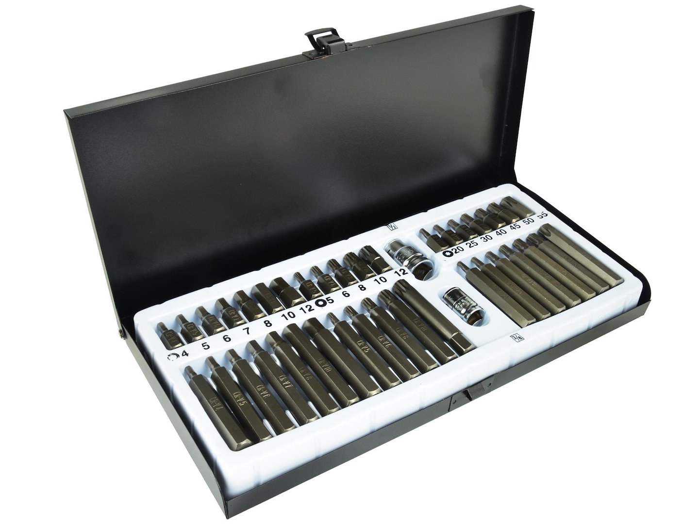 KOMPLET KLUCZY TORX CRV 40 ELEMENTÓW