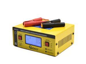 Prostownik mikroprocesorowy z wyświetlaczem LCD 6/12/24 V Geko G80038
