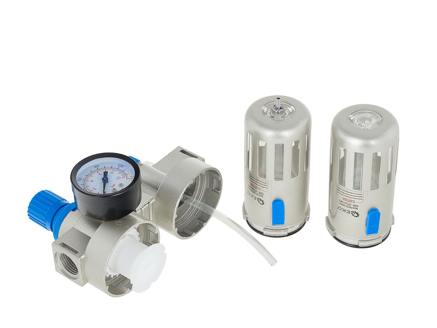 Reduktor powietrza z filtrem odwadniaczem i naolejaczem 1/2" Geko G03164